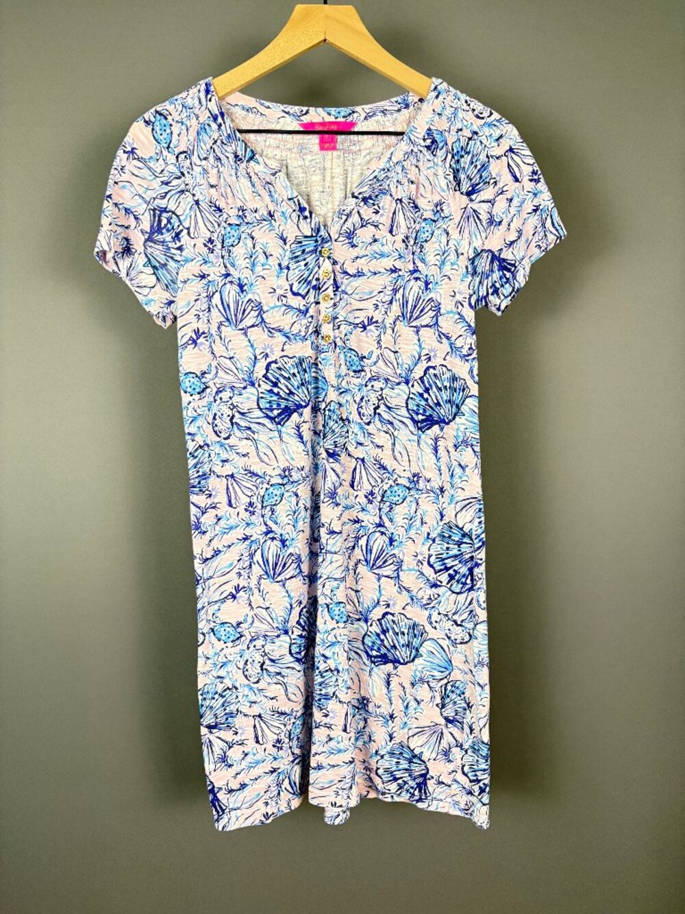 Lilly Pulitzer Essie Dress Small A Little Jelly Seashell Print